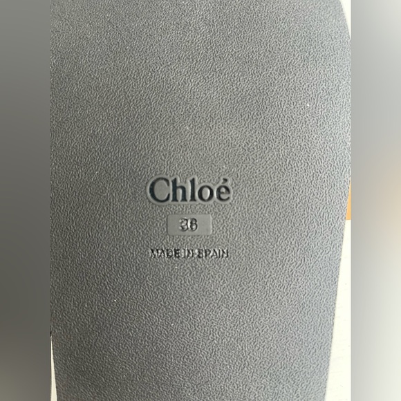 Chloé Rebecca Slide Sandal- Black size 36 - Picture 11 of 14